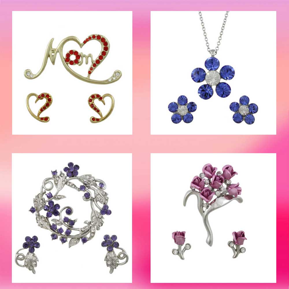 Lilylin Designs affordable jewelry gift sets makes perfect inexpensive gifts includes necklace and earring and pin and earring sets at affordable prices