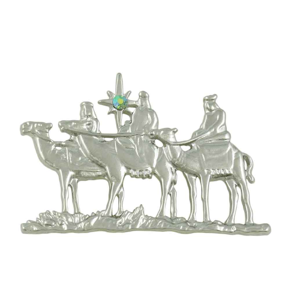 3 Wise Men/3 Kings Following North Star Brooch Pin - Lilylin Designs