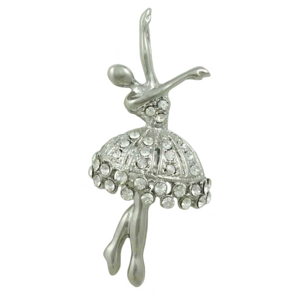 Crystal Ballerina Pin Pendant - Assorted Pins Collection - Lilylin Designs
