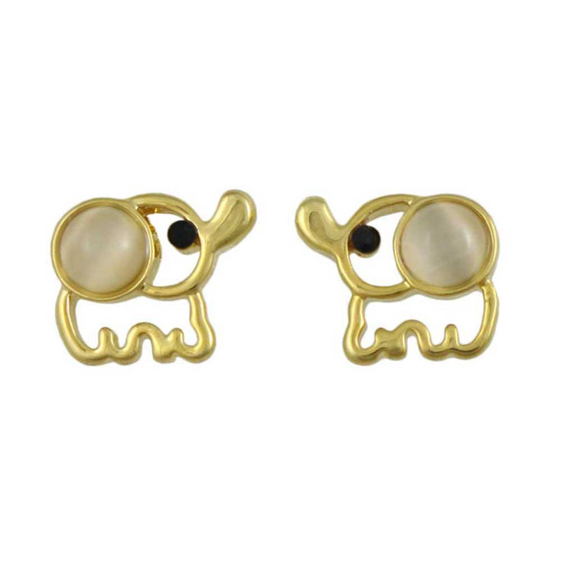 Small Elephant Earring - Animal Earring Collection - Lilylin Designs