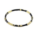 Asian Inspired Black or Cream Enamel Bangle - BG530 - Lilylin Designs
