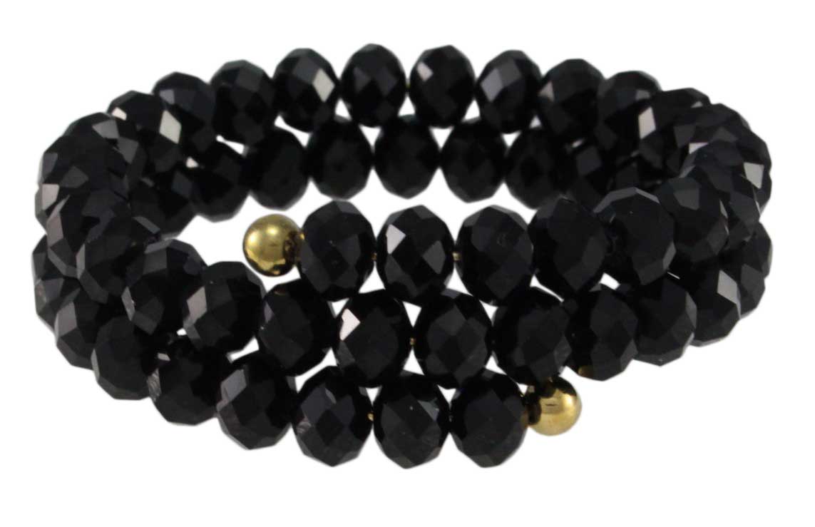 Assorted Colors Beaded Wrap Bracelet - BG401 - Lilylin Designs