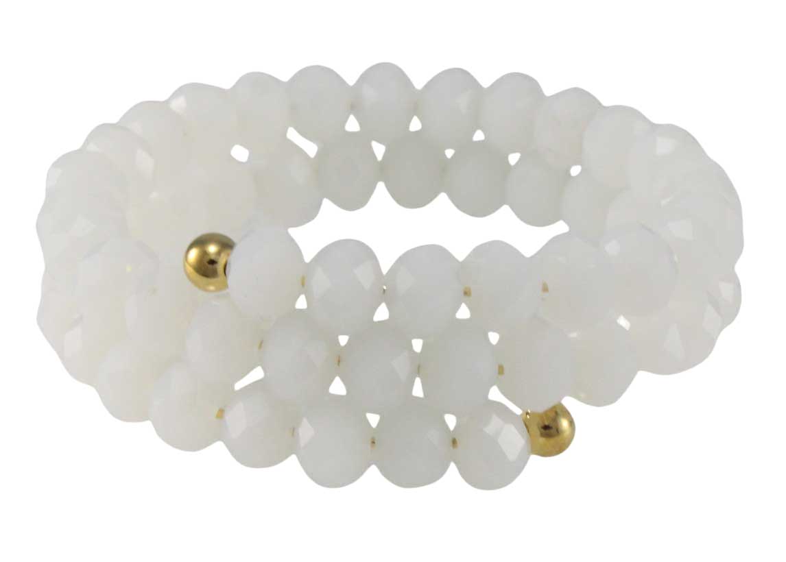 Assorted Colors Beaded Wrap Bracelet - BG401 - Lilylin Designs