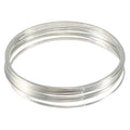Silver - tone Stackable Skinny Slip On Bangles - Set of 6 - BG850S - Lilylin Designs