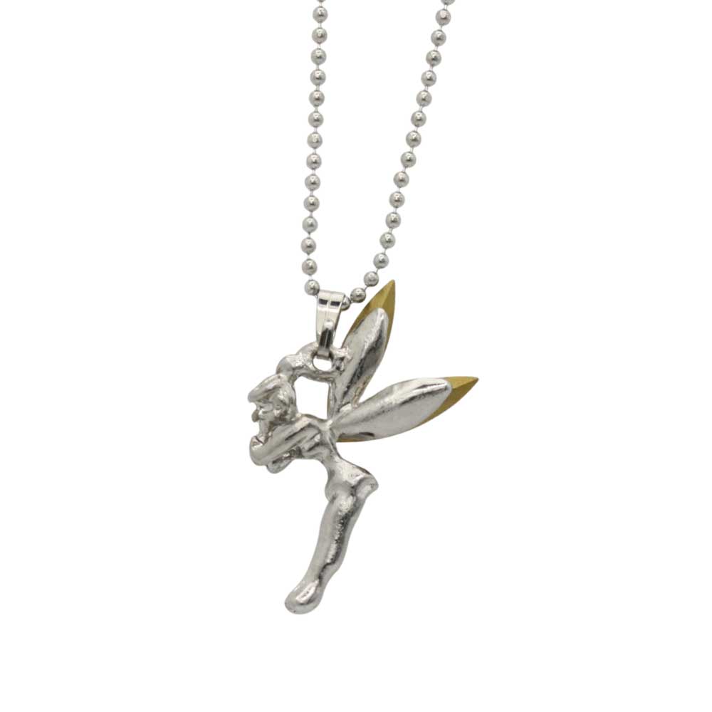 Back view of crystal fairy necklace - Lilylin Designs