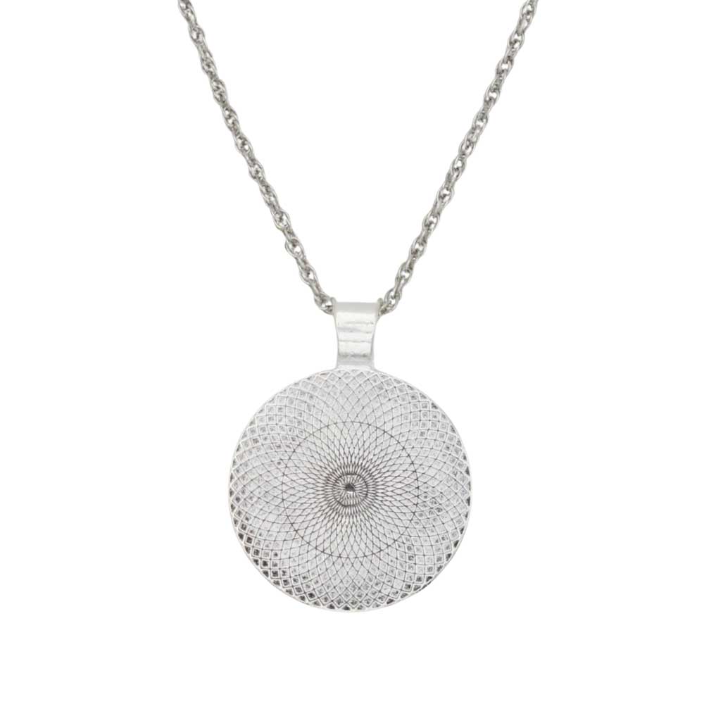 Back view of red white and blue star necklace - Lilylin Designs