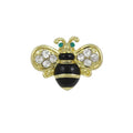 Black and Gold Striped Bumblebee Lapel Tac Pin - Lilylin Designs