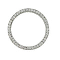Clear Crystals Infinity Circle Brooch Pin - Lilylin Designs