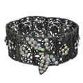 Crystal Dragonfly Stretch Bracelet - BGR441AB - Lilylin Designs