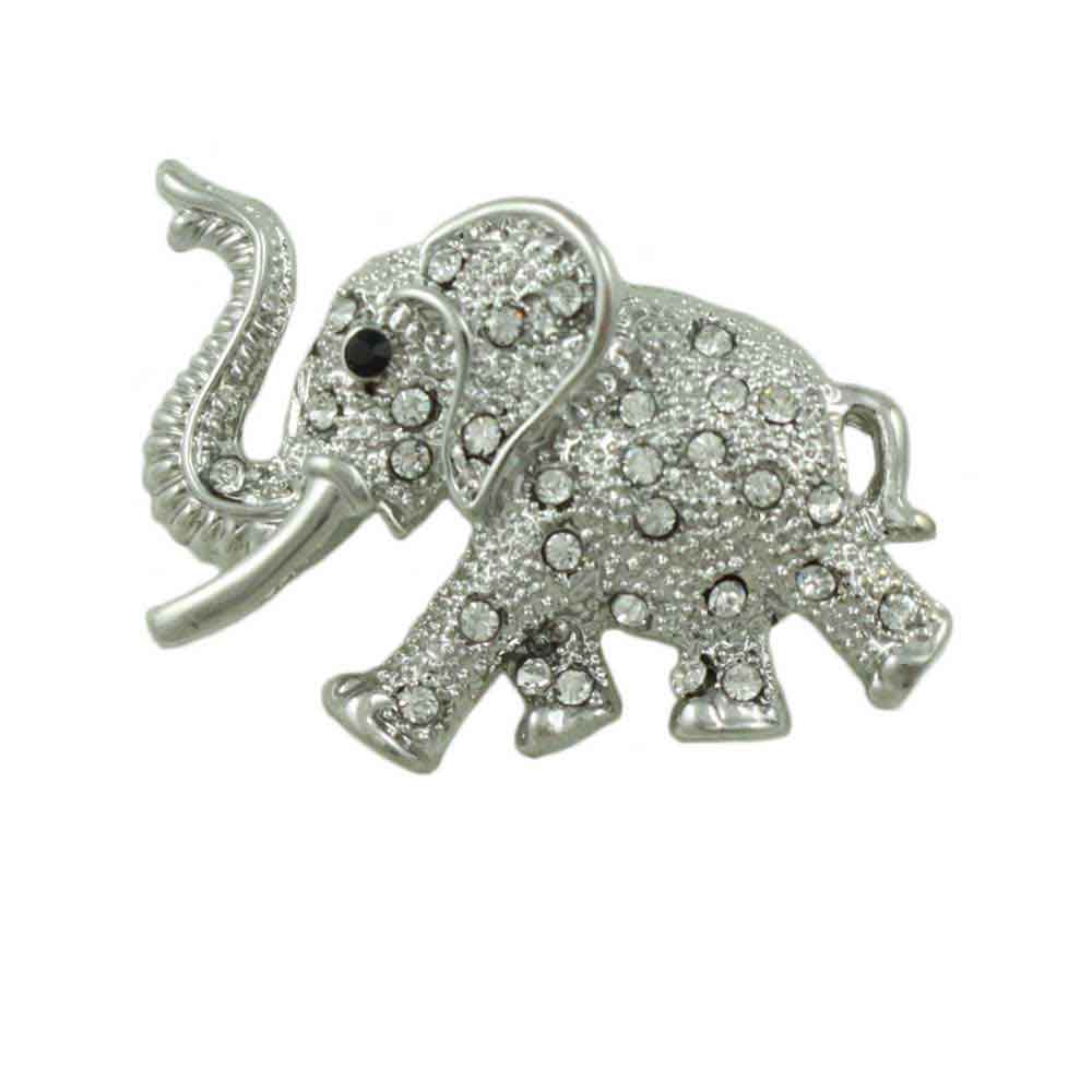 Lilylin Designs Small Crystal Baby Elephant Brooch Pin