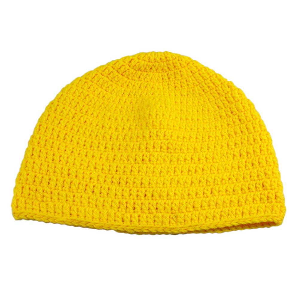 Golden Yellow Crochet Slouchy Hat Medium/Large - STXH17 - Lilylin Designs