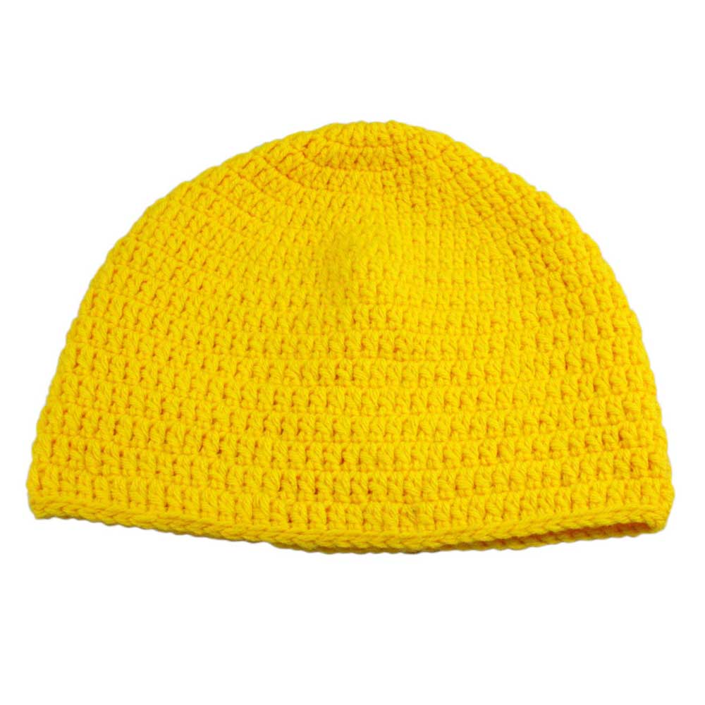 Lilylin Designs Gold Yellow Medium/Large Crochet Slouchy Hat
