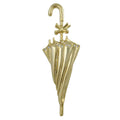 Umbrella with Bow and Crystal Trim Brooch Pin - Lilylin Designs