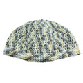 Gray White Yellow Crochet Beanie Hat Small/Medium - JMCH16SM - Lilylin Designs