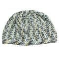 Gray White Yellow Crochet Beanie Hat Medium/Large - JMCH16ML - Lilylin Designs