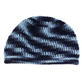 Dark and Light Blue Crochet Beanie Hat Medium/Large - JMCH29ML - Lilylin Designs