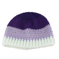 Shades of Purple Crochet Beanie Hat Medium/Large - JMCH49ML - Lilylin Designs