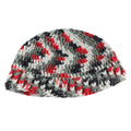 Red White Gray Black Crochet Snug Beanie Hat Med/Lg - JMCH59ML - Lilylin Designs