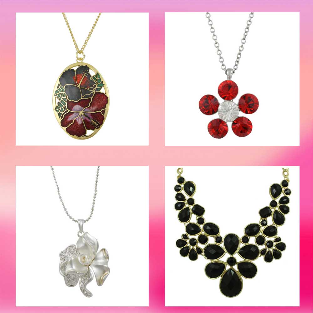 Lilylin Designs necklaces comes in a variety of styles and materials including pendants statement religious animals in crystal enamel and shell at affordable and discount prices
