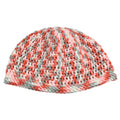 Orange and Gray Crochet Beanie Hat Small/Medium - JMCH13SM - Lilylin Designs