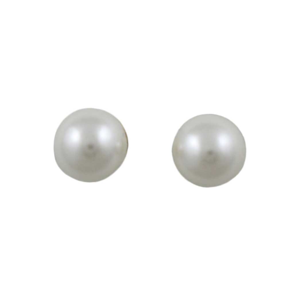 Lilylin Designs Classic 6MM White Pearl Stud Pierced Earring