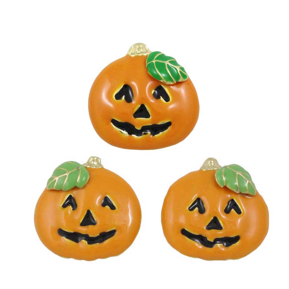 Little Pumpkin Patch Tac Pin and Pierced Earring Gift Set - PF242BS - Lilylin Designs