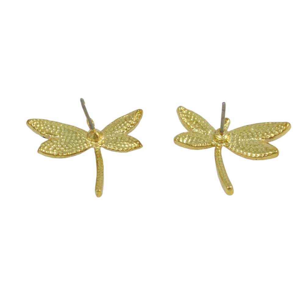 Patriotic Red White and Blue Dragonfly Pierced Earring - PRI978AE - Lilylin Designs