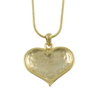 Load image into Gallery viewer, Red Enamel and Crystal Heart Pendant with Chain - PT330 - Lilylin Designs
