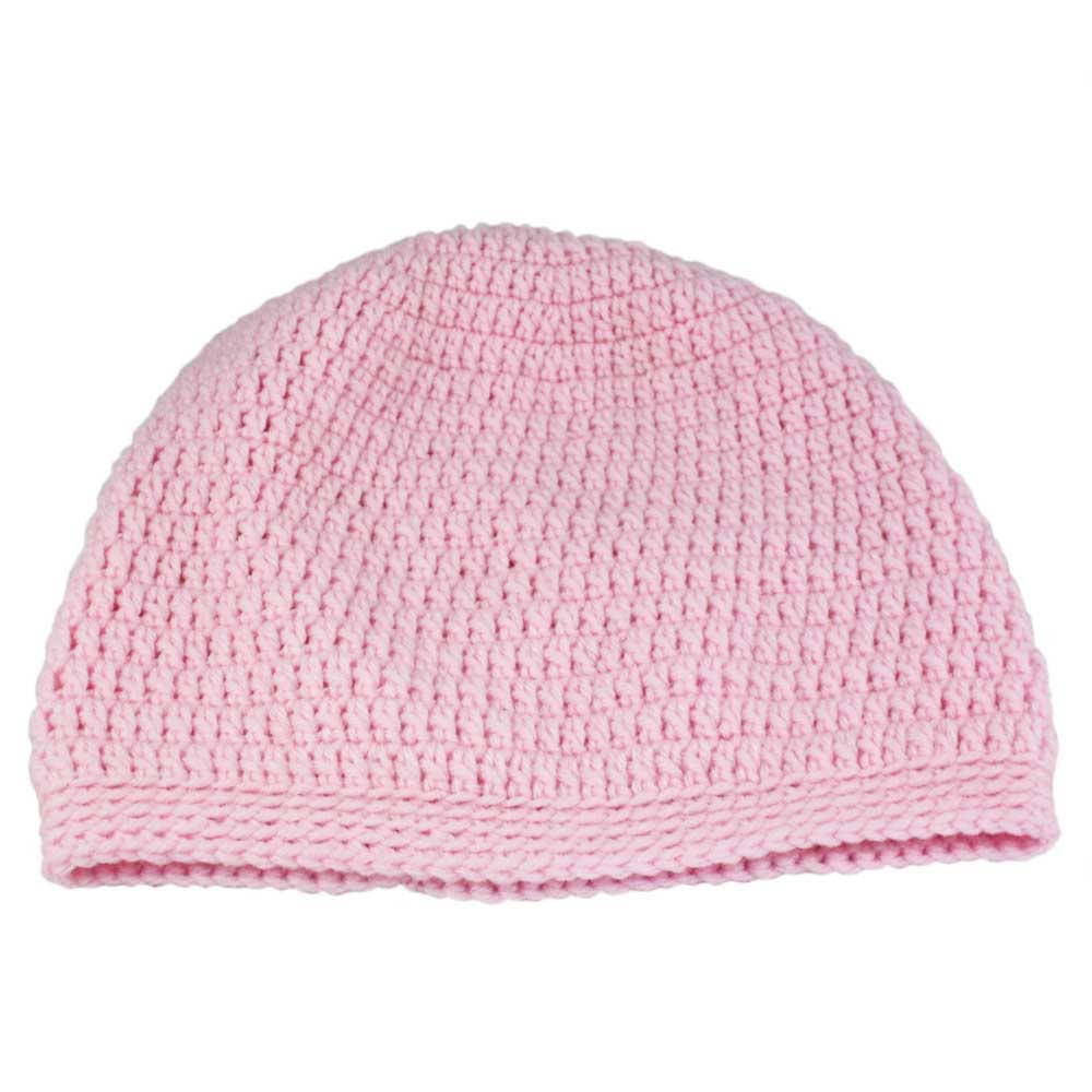 Pink Crochet Slouchy Hat Medium/Large - STXH16 - Lilylin Designs