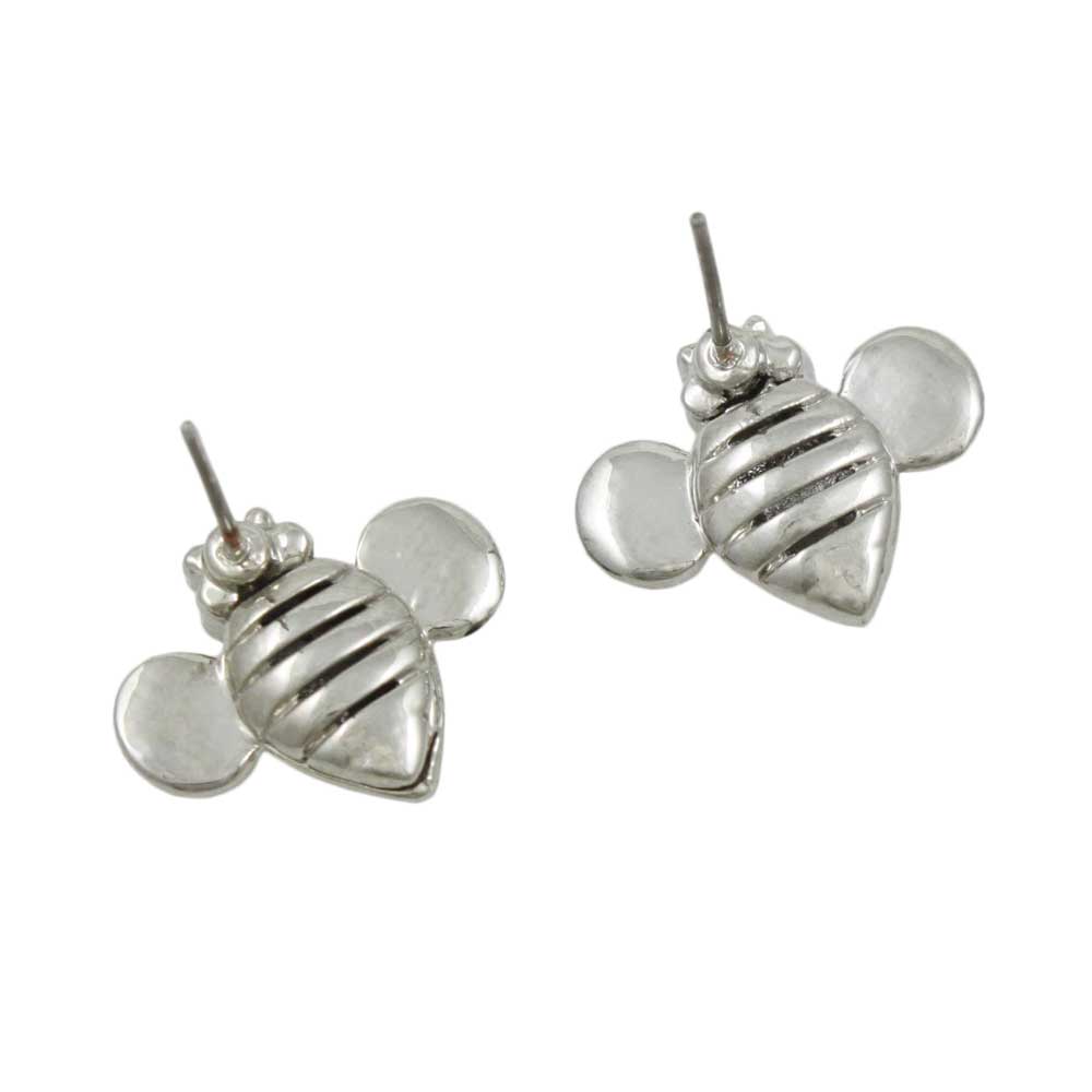 Black and Yellow Bee with Pierced Earring - REE141Y - Lilylin Designs