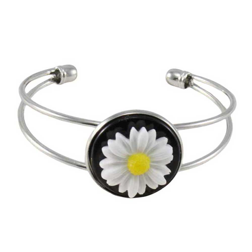 Handcrafted Daisy Bracelet in Bold Colors - Lilylin Designs