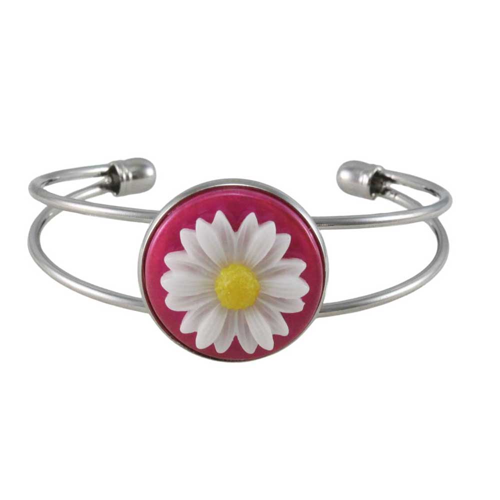 Handcrafted Daisy Bracelet in 8 Bold Colors - Lilylin Designs