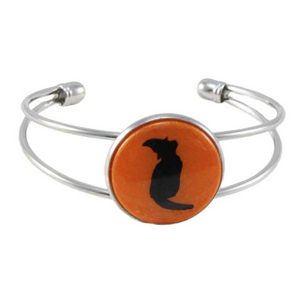 Handcrafted Resin Witchy Cat Bracelet - Lilylin Designs