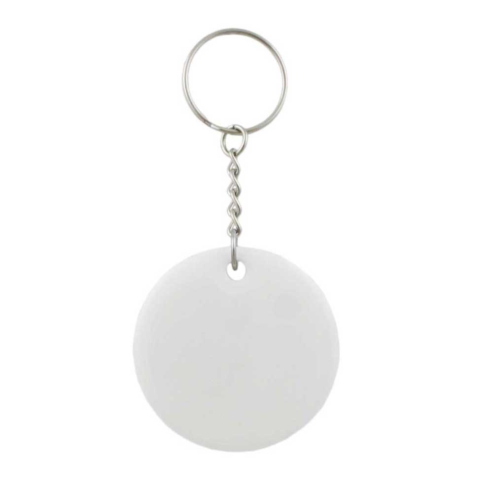 White Resin Keychain with Copper Believe - Lilylin Designs