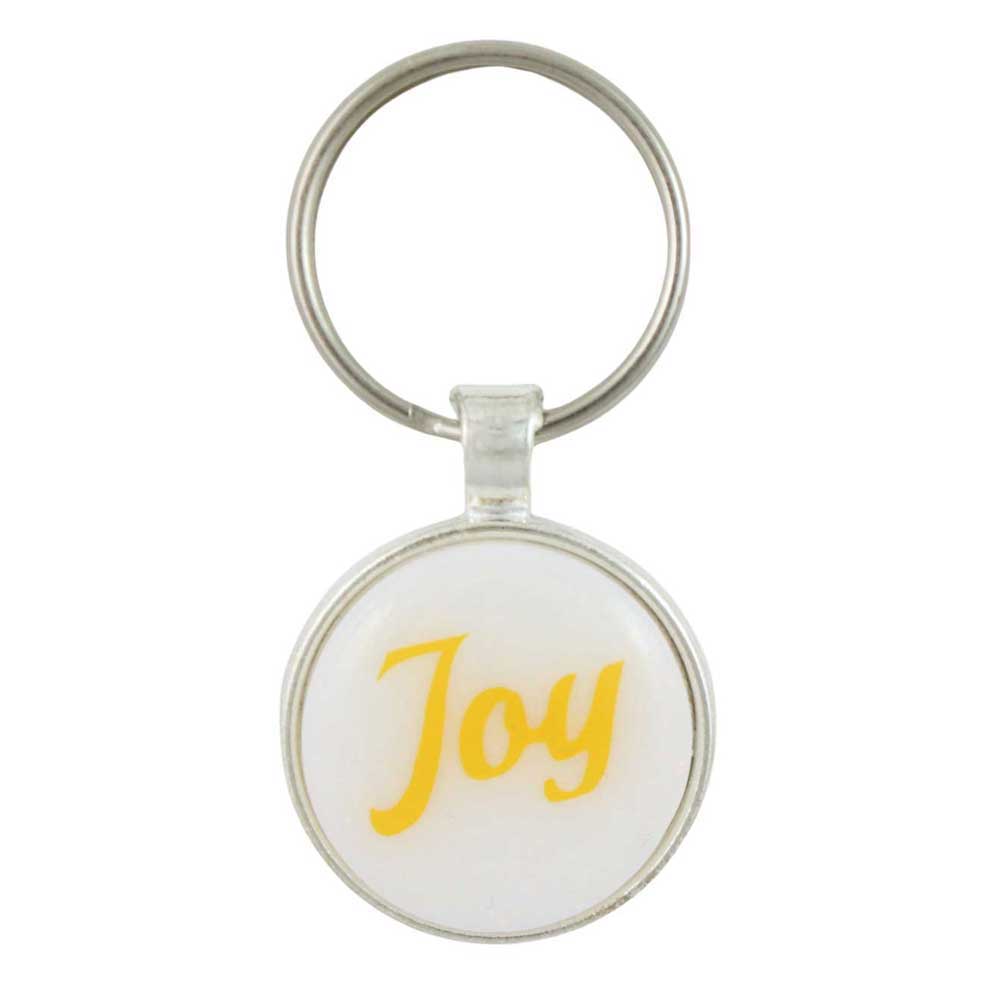 Keychain with 'Joy' text on a white background - Lilylin Designs