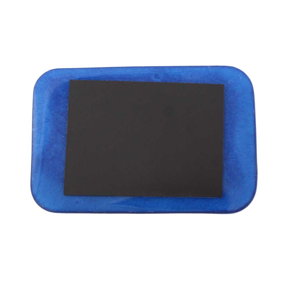 Blue Magnet with White Hope - Back - Lilylin Designs