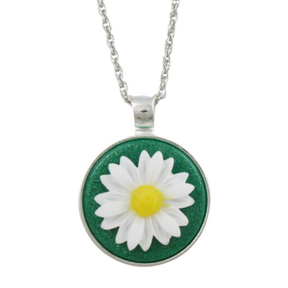 Handcrafted Resin Daisy Necklaces in Bold Colors Lilylin Designs