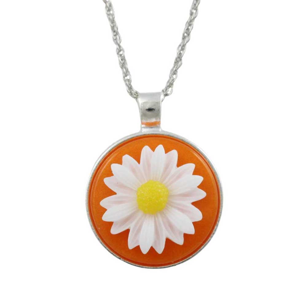 Handcrafted Daisy Necklaces in 8 Bold Colors - Lilylin Designs