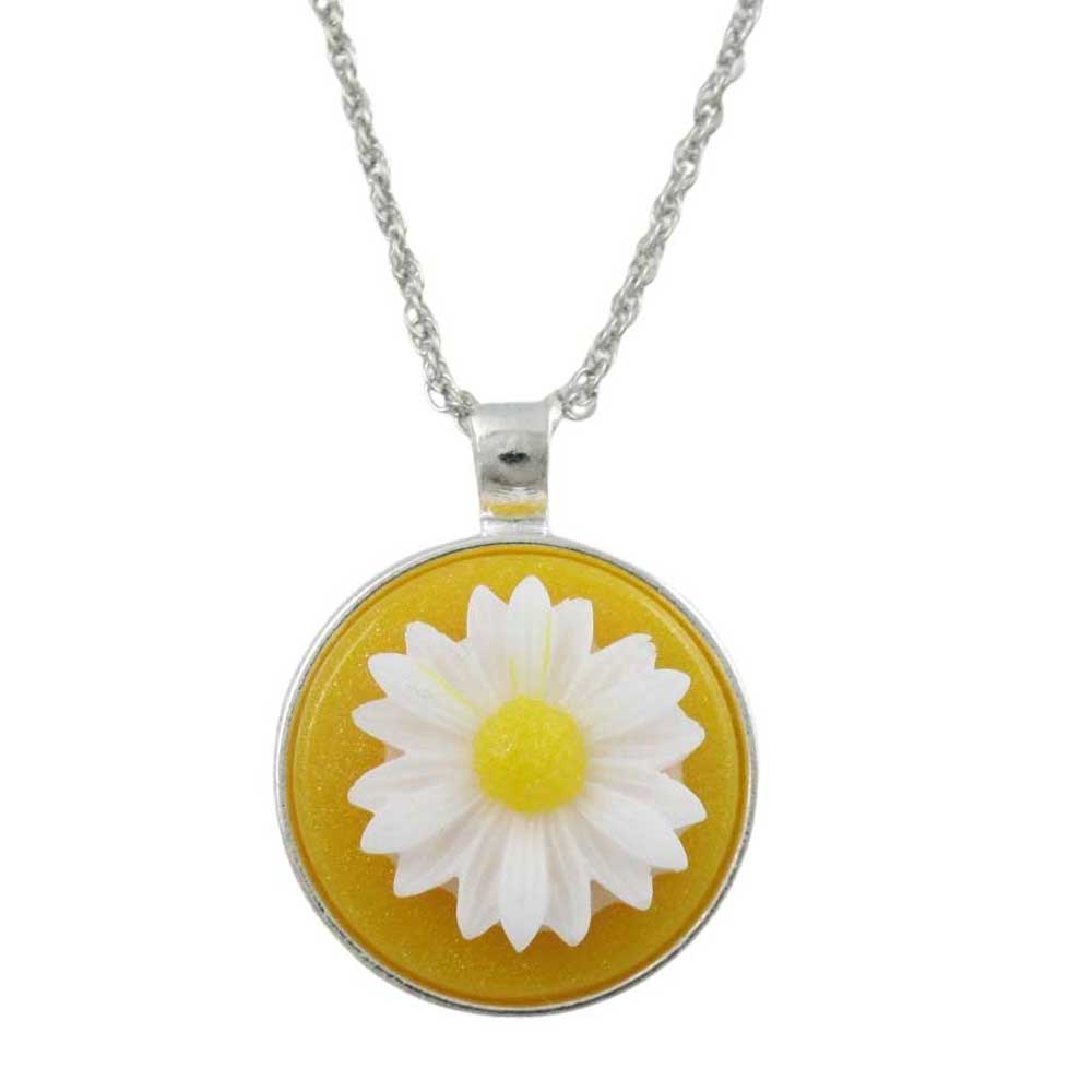 Handcrafted Daisy Necklaces in 8 Bold Colors - Lilylin Designs