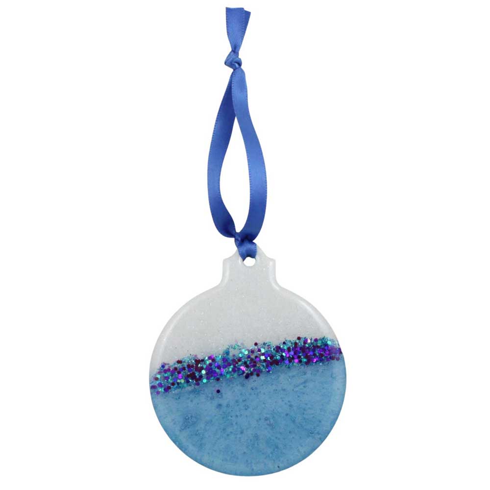 Handcrafted Assorted Two Color Resin Ornaments