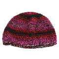 Pink and Red Crochet Beanie Hat Medium/Large - JMCH15 - Lilylin Designs