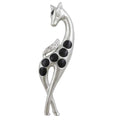 Giraffe with Black Enamel Spots Brooch Pin - Lilylin Designs