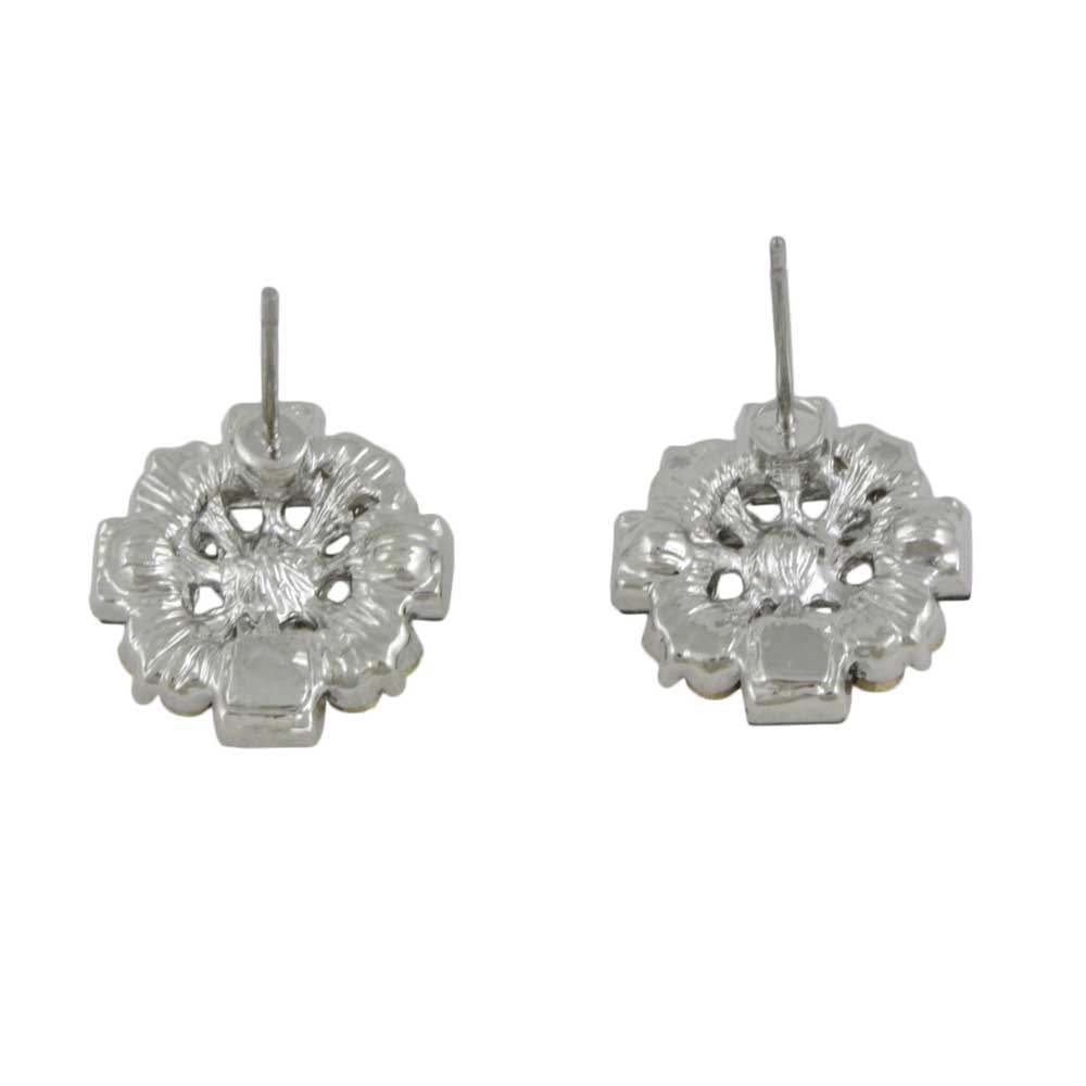 Red and Green Crystal Christmas Pierced Earring - XE608 - Lilylin Designs