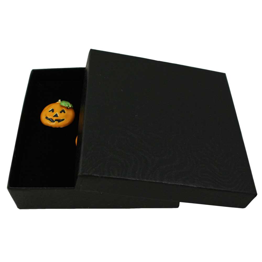 Little Pumpkin Patch Tac Pin and Pierced Earring Gift Set - PF242BS - Lilylin Designs