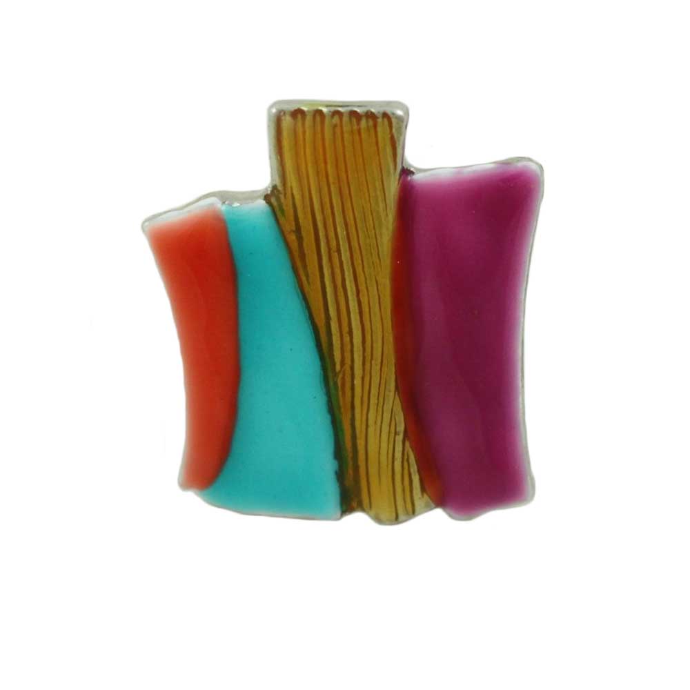 Lilylin Designs Colorful Enamel Bars Adjustable Ring