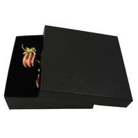 Load image into Gallery viewer, Red Christmas Ornament Necklace and Earring Gift Set - XP348NBP - Lilylin Designs
